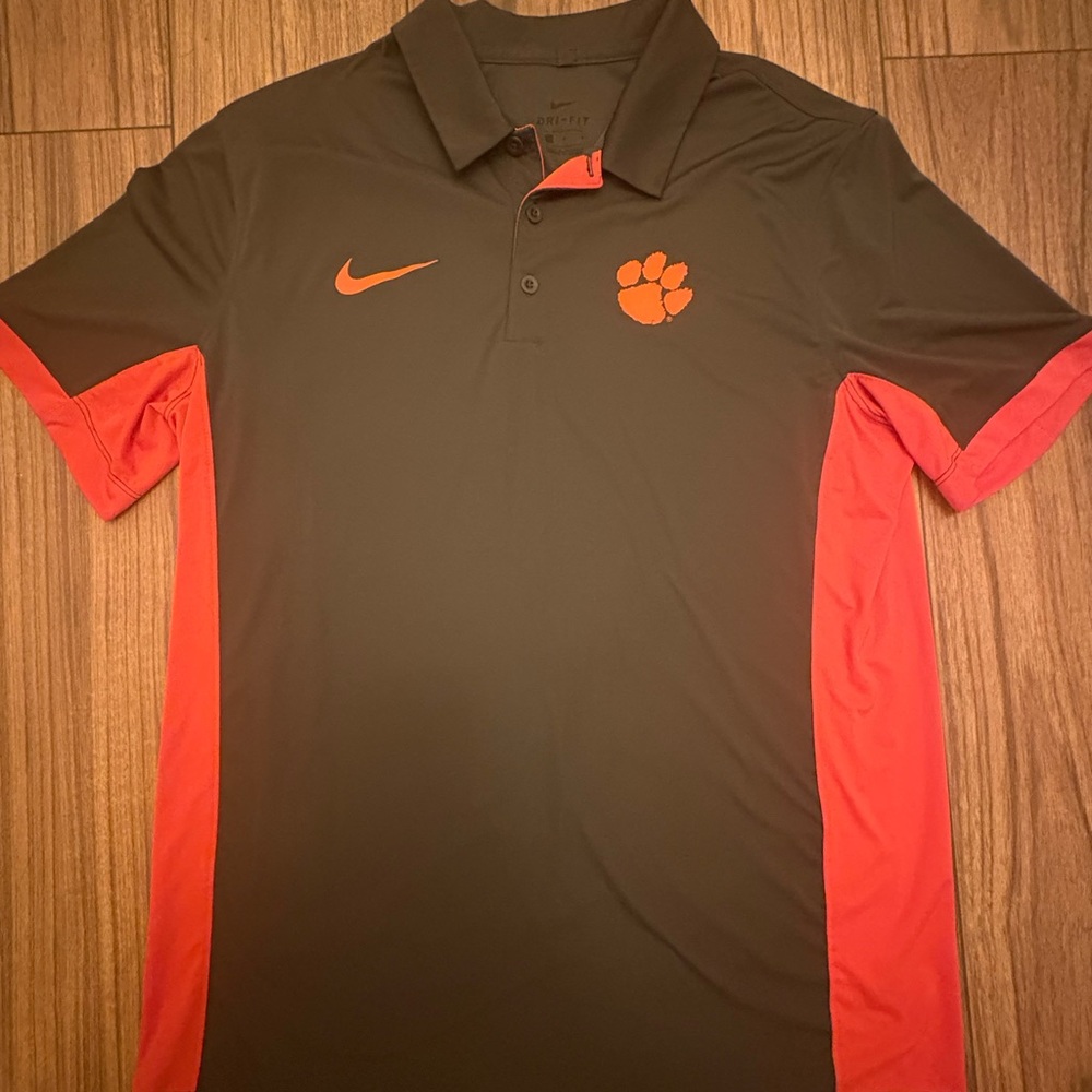 Nike Clemson Dri-Fit Golf Polo